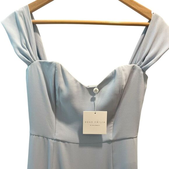 Hello Molly Dear Emilia Blushing Cinderella Maxi Dress Blue NWT Size Medium - Picture 9 of 11